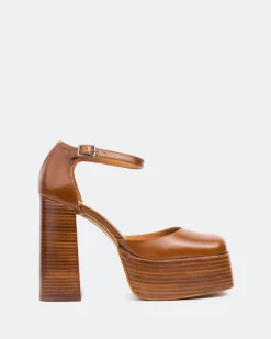 Women L'INTERVALLE Azucar Tan Leather