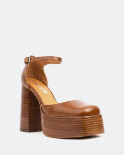 Women L'INTERVALLE Azucar Tan Leather