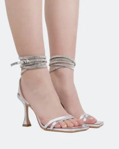 Women L'INTERVALLE Balthazar, Silver Leather/Cuir Argenté