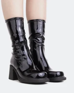 Women L'INTERVALLE Baptiste Black Patent Stretch