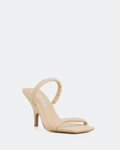 Women L'INTERVALLE Barbuda, Camel Leather/Cuir Chameau