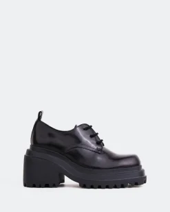 Women L'INTERVALLE Barmy Black Leather