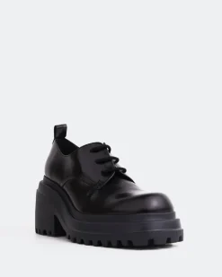 Women L'INTERVALLE Barmy Black Leather