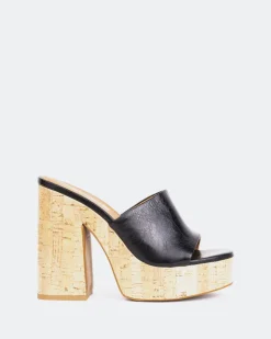 Women L'INTERVALLE Barrel Black Leather