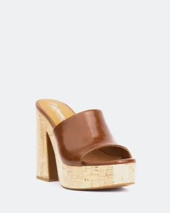 Women L'INTERVALLE Barrel Tan Leather