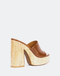 Women L'INTERVALLE Barrel Tan Leather
