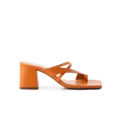Women L'INTERVALLE Barriada Orange Leather