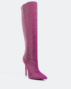Women L'INTERVALLE Basma Fuschia Suede