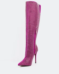 Women L'INTERVALLE Basma Fuschia Suede