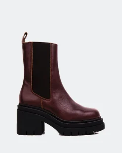 Women L'INTERVALLE Bastille Brown Leather