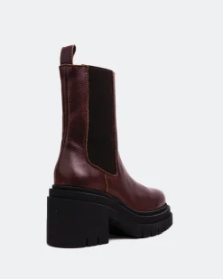 Women L'INTERVALLE Bastille Brown Leather