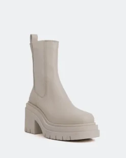 Women L'INTERVALLE Bastille Off White Leather