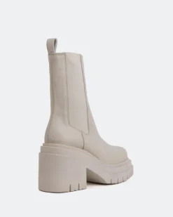 Women L'INTERVALLE Bastille Off White Leather