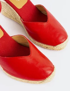 Women L'INTERVALLE Beatrice Red Leather