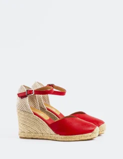Women L'INTERVALLE Beatrice Red Leather