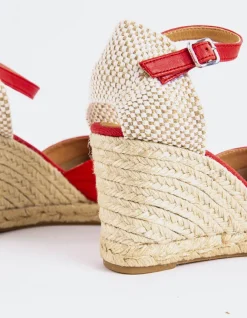 Women L'INTERVALLE Beatrice Red Leather