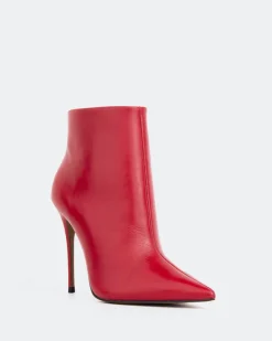 Women L'INTERVALLE Beauty Dark Red Leather