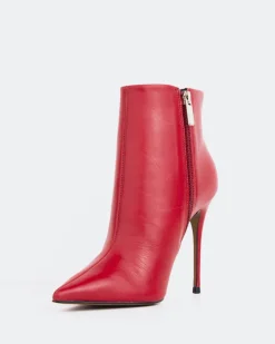 Women L'INTERVALLE Beauty Dark Red Leather