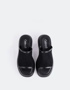 Women L'INTERVALLE Believe Black Crochet