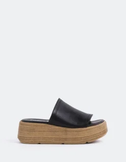 Women L'INTERVALLE Beluga Black Leather