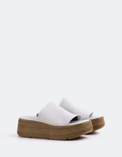 Women L'INTERVALLE Beluga White Leather
