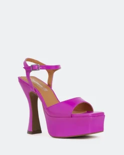 Women L'INTERVALLE Betsey Purple Leather/Cuir Violet