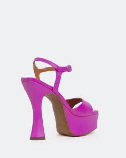 Women L'INTERVALLE Betsey Purple Leather/Cuir Violet