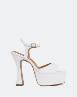 Women L'INTERVALLE Betsey White Leather/Cuir Blanc