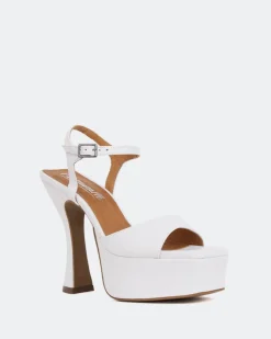 Women L'INTERVALLE Betsey White Leather/Cuir Blanc