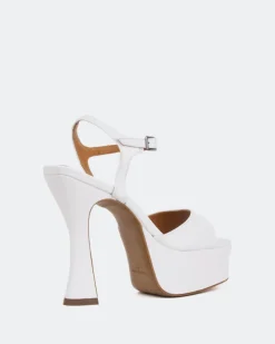 Women L'INTERVALLE Betsey White Leather/Cuir Blanc