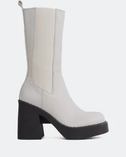 Women L'INTERVALLE Bexley Off White Leather