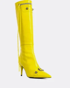 Women L'INTERVALLE Beyonce Lime Leather