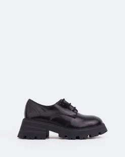 Women L'INTERVALLE Bieber Black Leather