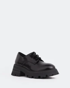 Women L'INTERVALLE Bieber Black Leather
