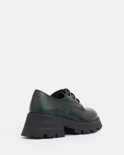 Women L'INTERVALLE Bieber Green Leather
