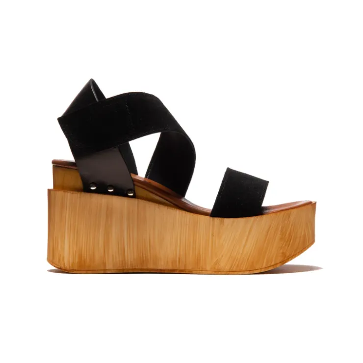 Women L'INTERVALLE Blaze Black Multi Suede