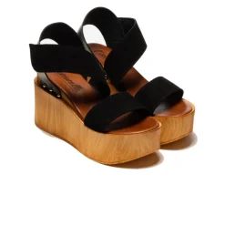 Women L'INTERVALLE Blaze Black Multi Suede