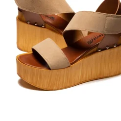 Women L'INTERVALLE Blaze Nude Multi Suede