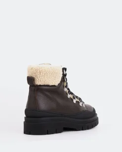 Women L'INTERVALLE Blues Brown Leather