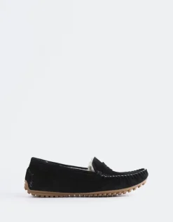 Women L'INTERVALLE Bobble Black Suede