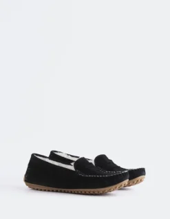 Women L'INTERVALLE Bobble Black Suede