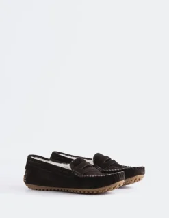 Women L'INTERVALLE Bobble Brown Suede