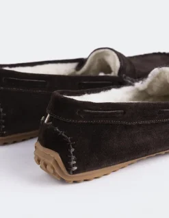 Women L'INTERVALLE Bobble Brown Suede