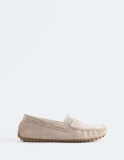 Women L'INTERVALLE Bobble Taupe Suede