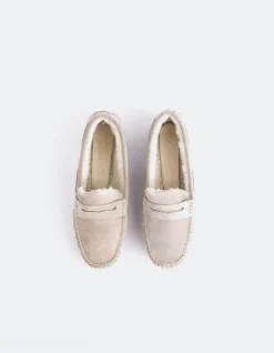 Women L'INTERVALLE Bobble Taupe Suede