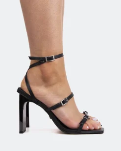 Women L'INTERVALLE Bonaparte Black Leather