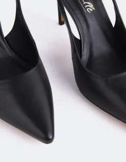 Women L'INTERVALLE Borage Black Leather