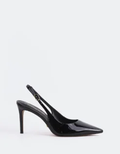 Women L'INTERVALLE Borage Black Patent