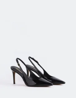 Women L'INTERVALLE Borage Black Patent