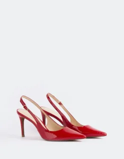 Women L'INTERVALLE Borage Red Patent